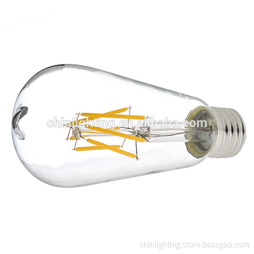 Vintage ST64 dimmable led light 120v led light bulb with 3 years warranty